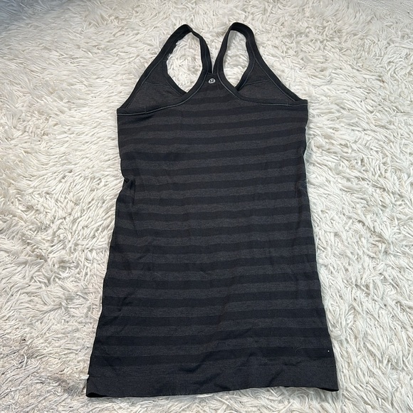Lululemon Ebb To Street Tank Heathered Black - Picture 3 of 4